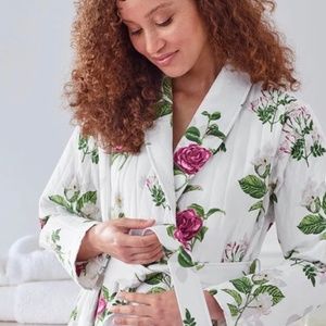 [unopened/unused] Company Store Quilted Floral Robe - M
